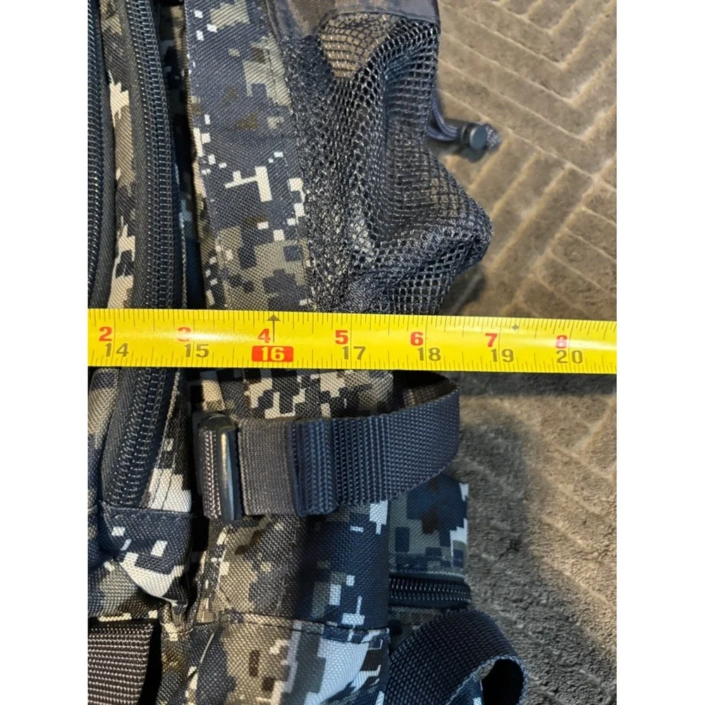 Tactical Backpack Digital Camo Large Military Assault Rucksack Grey Black‎